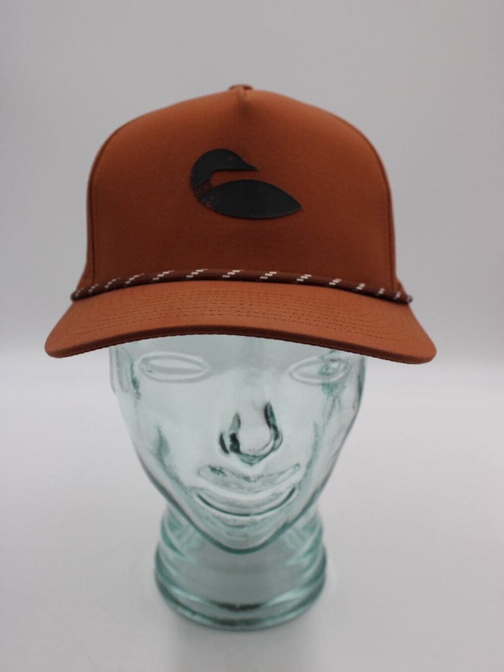 Paddle North Rope Snapback Hat Rust Orange Duck Logo Cap OSFM Adjustable Outdoor
